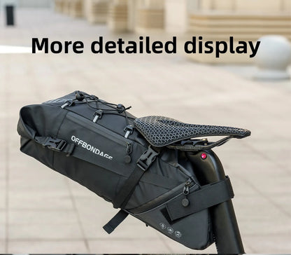 Waterproof Bicycle Saddle Bag 15L