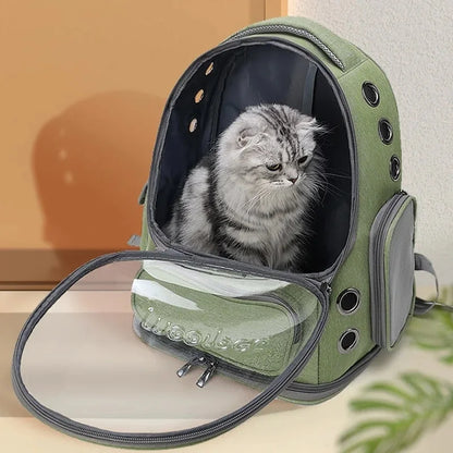 Transparent Cat Carrier Backpack Bag
