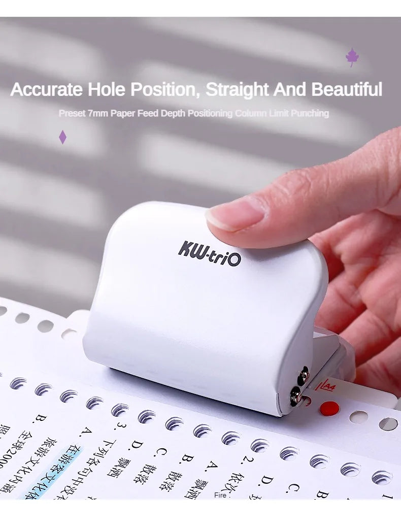 Adjustable 6-Hole Planner Paper Punch