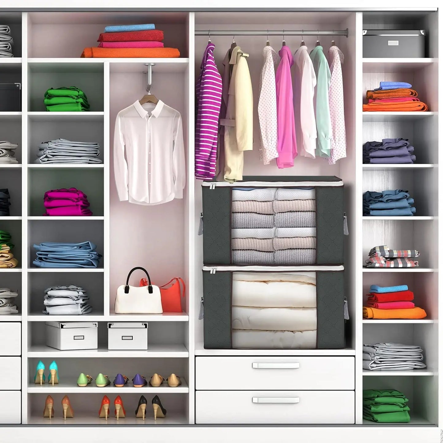 Large Foldable Clothes Storage Bag