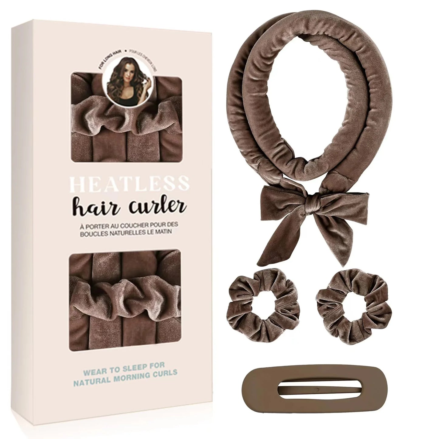 Heatless Curling Rod Headband Set