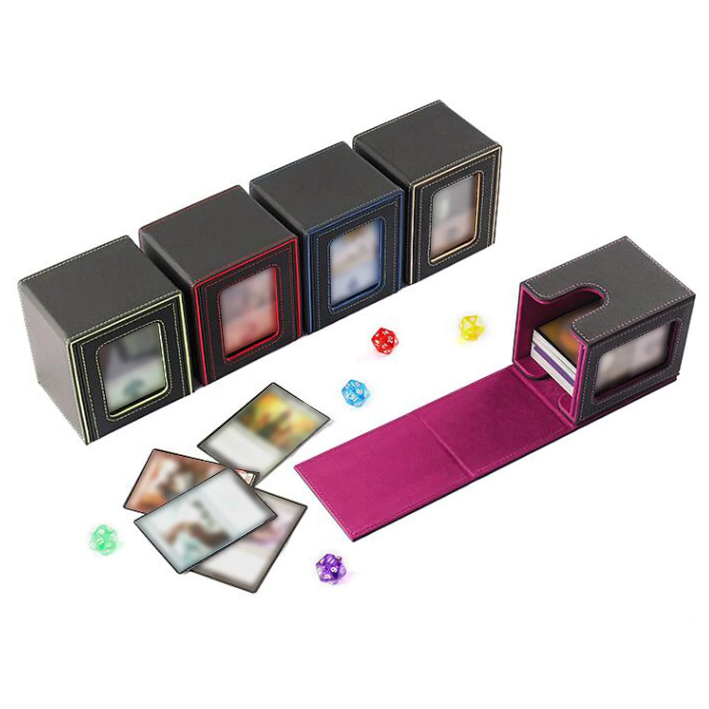 Trading Card Storage Box Organizer for Sports & Collectible Cards
