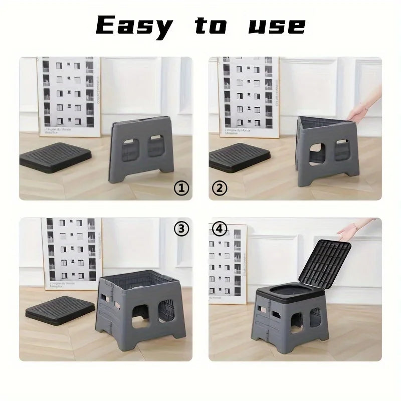Portable Folding Camping Toilet Stool