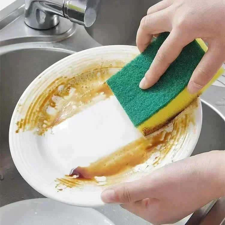 Double-Sided Kitchen Cleaning Sponge Set