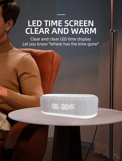 Wireless Charging Alarm Clock Station