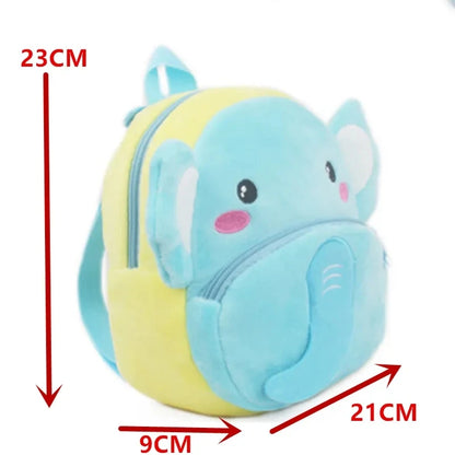 3D Plush Animal Kids Backpack for Kindergarten