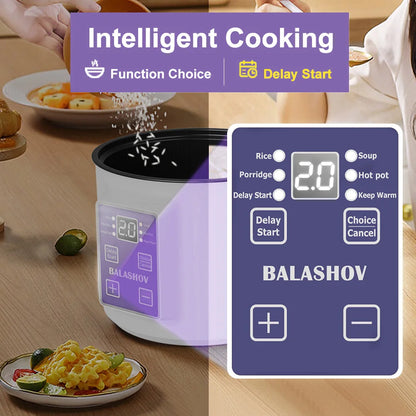 Mini Rice Cooker Steamer