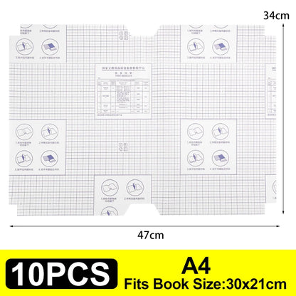 Clear Self-Adhesive Book Covers