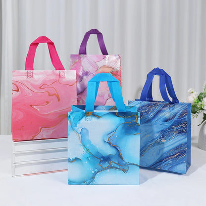 4Pcs Marble Design Gift Bag