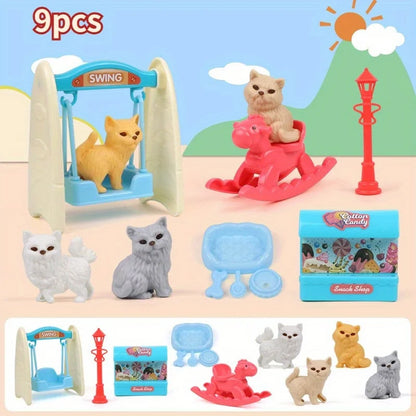 Cute Pet Basket Family Toys