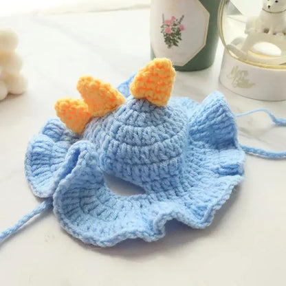 Autumn & Winter Knitted Cat Hat
