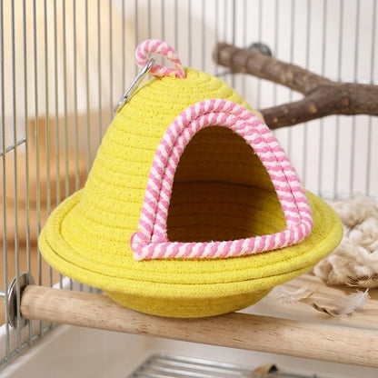 Handwoven Cotton Bird Nest House