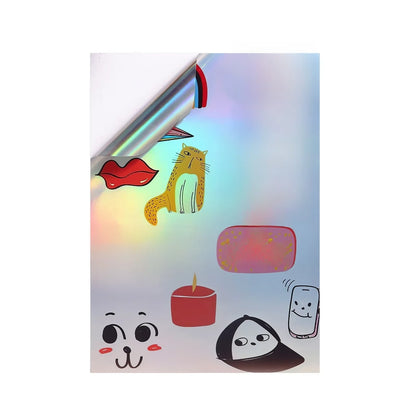 A4 Holographic Printable Vinyl Sticker Paper