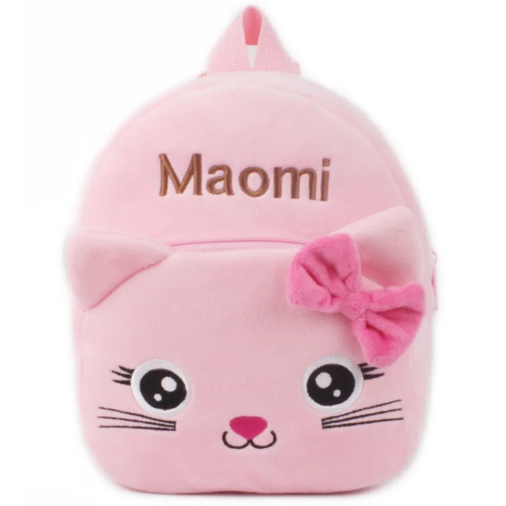 Kawaii 3D Plush Animal Kids Mini Backpack