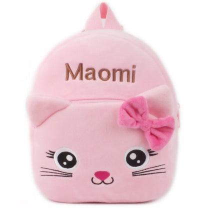 Kawaii 3D Plush Animal Kids Mini Backpack
