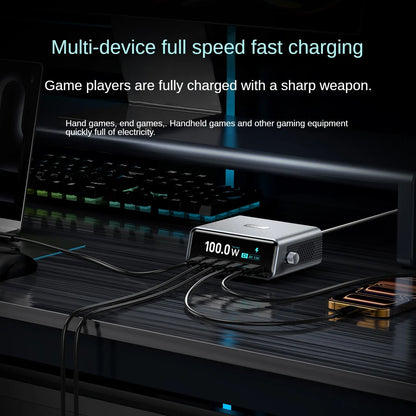 100W GaN 5-Port Smart Desktop Fast Charger