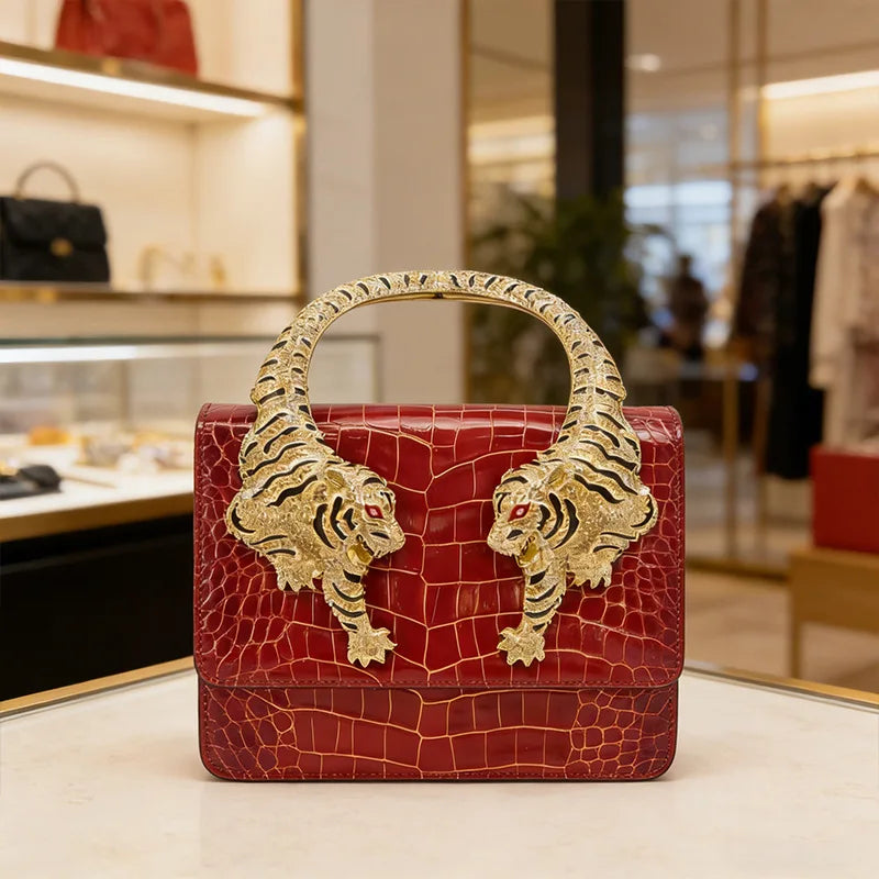 Vintage Mini Top Handle Crossbody Bag