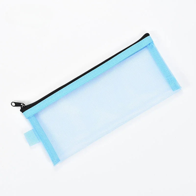 Mesh Makeup Brush Travel Pouch