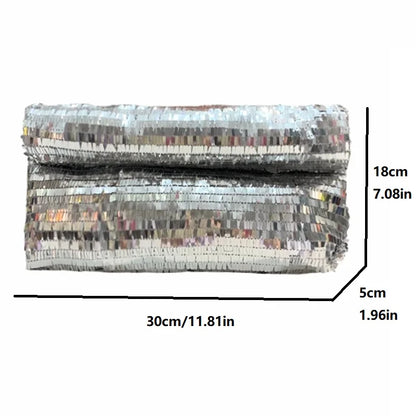 Women’s Sequin Envelope Clutch Bag