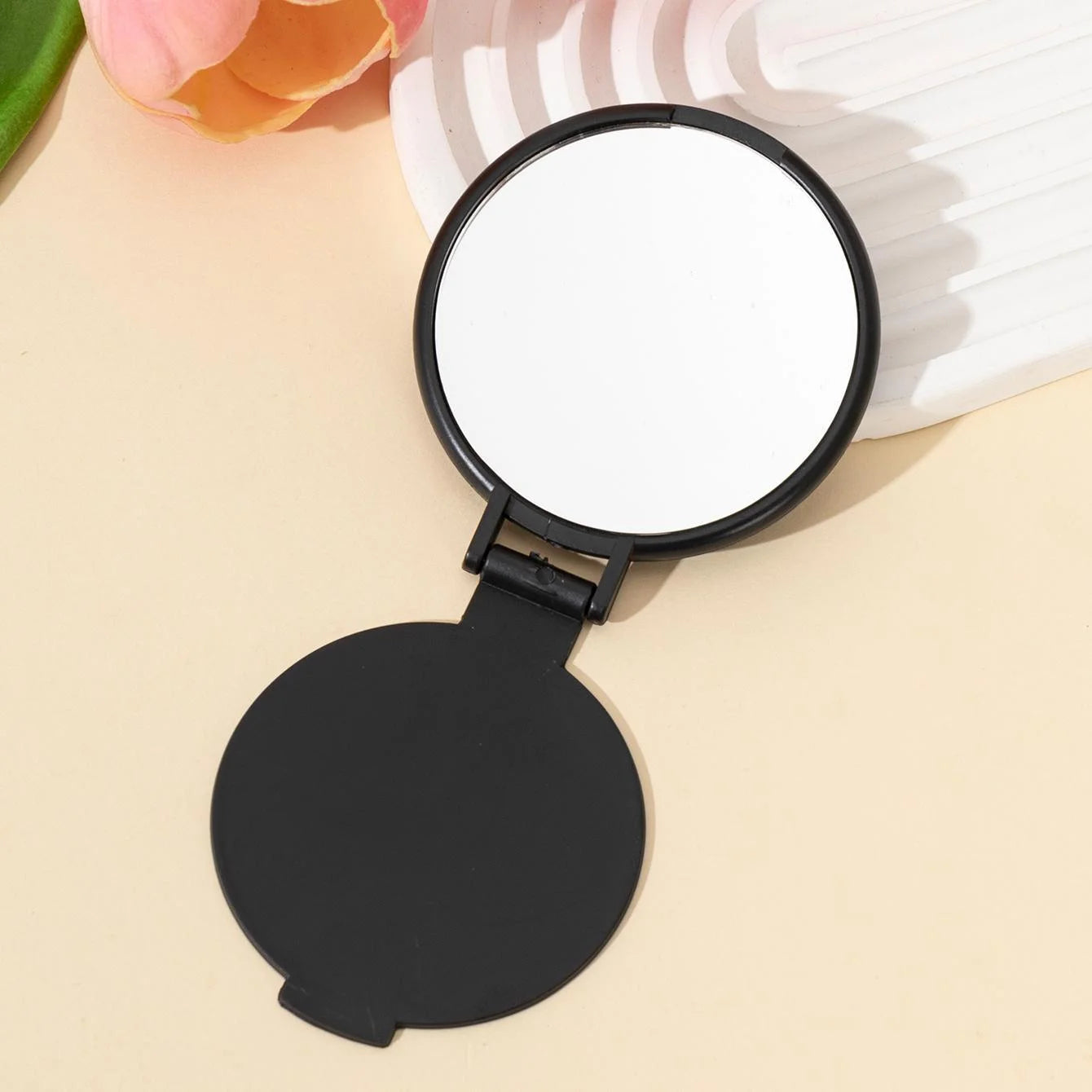 Mini Foldable Round Makeup Mirror
