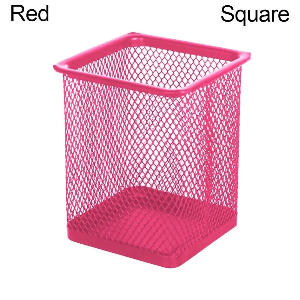 Metal Mesh Pen Holder