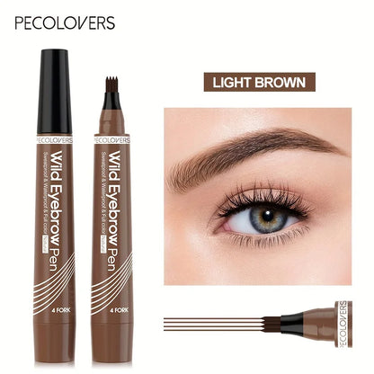 4-Tip Waterproof Eyebrow Pen