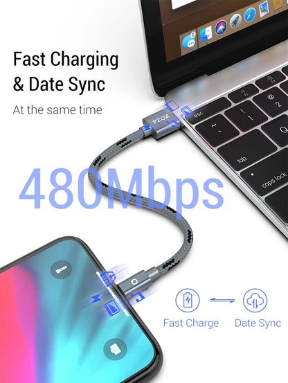 Braided Lightning Charging Cable