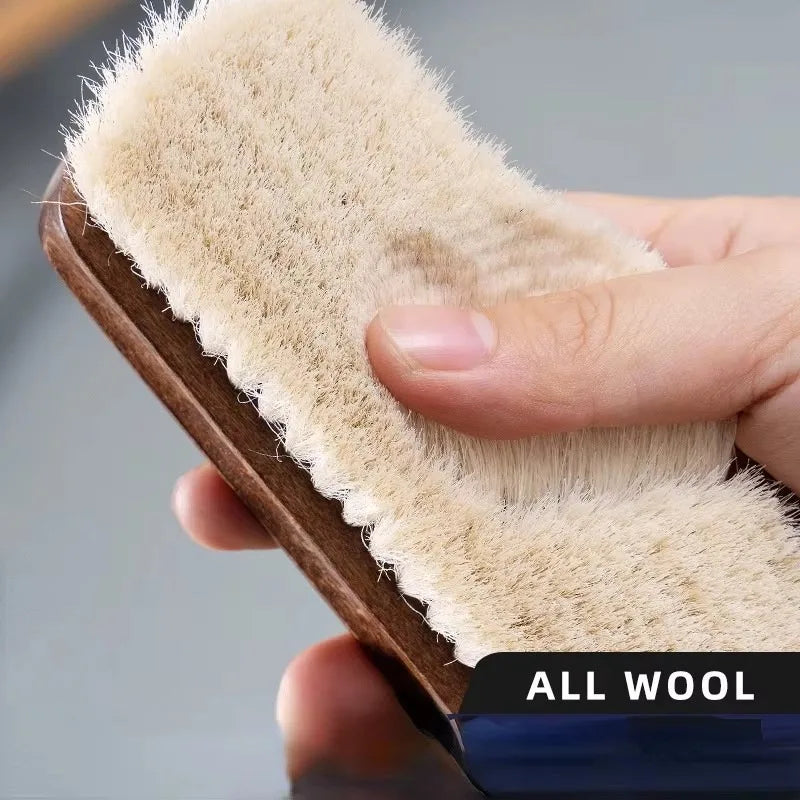 Solid Wood Shoe Cleaning & Polishing Brush