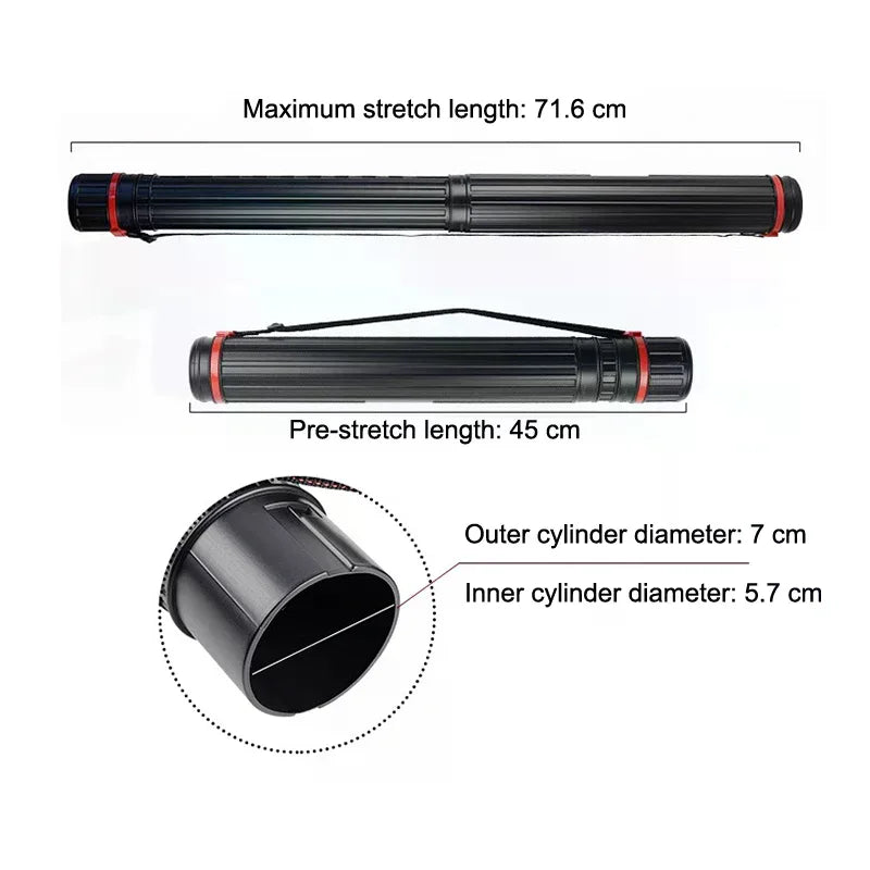 Adjustable Telescopic Art Storage Tube