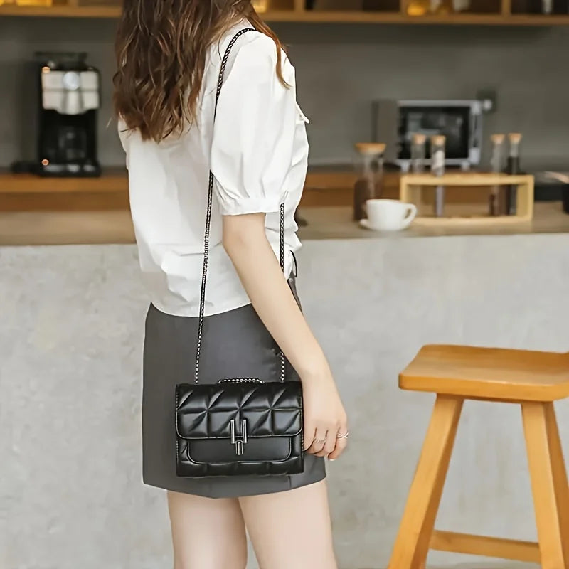 Elegant Quilted Crossbody Shoulder Bag for Women