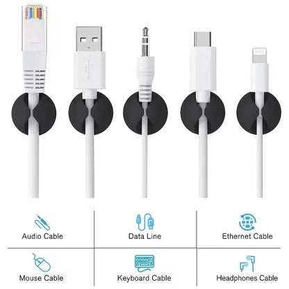 Self-Adhesive Cable Organizer Clips
