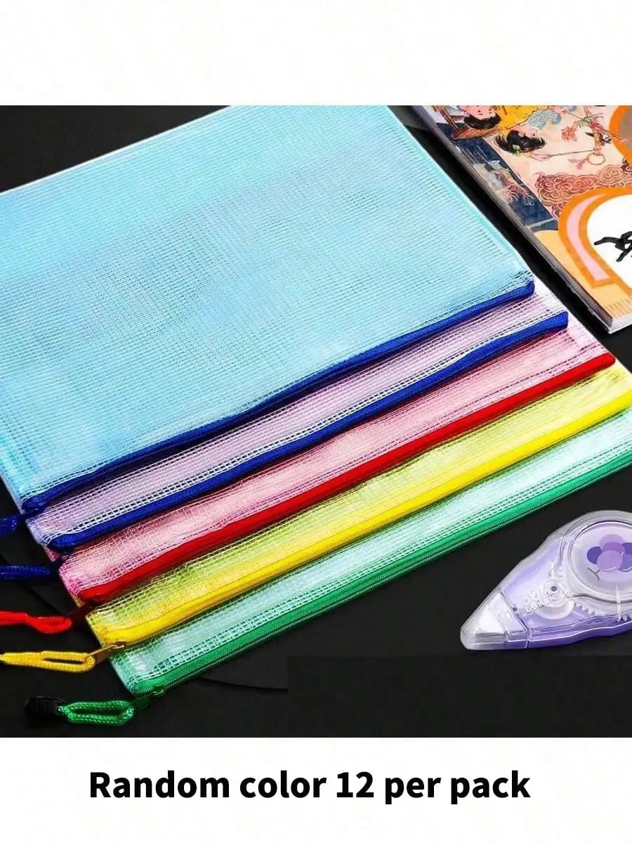 Waterproof A4 Zipper File Bag