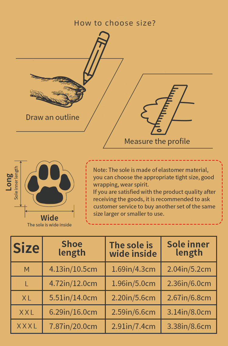 Waterproof Dog Paw Protector Boots