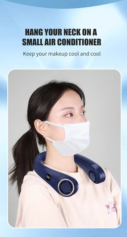 Mini Bladeless Rechargeable Neck Fan