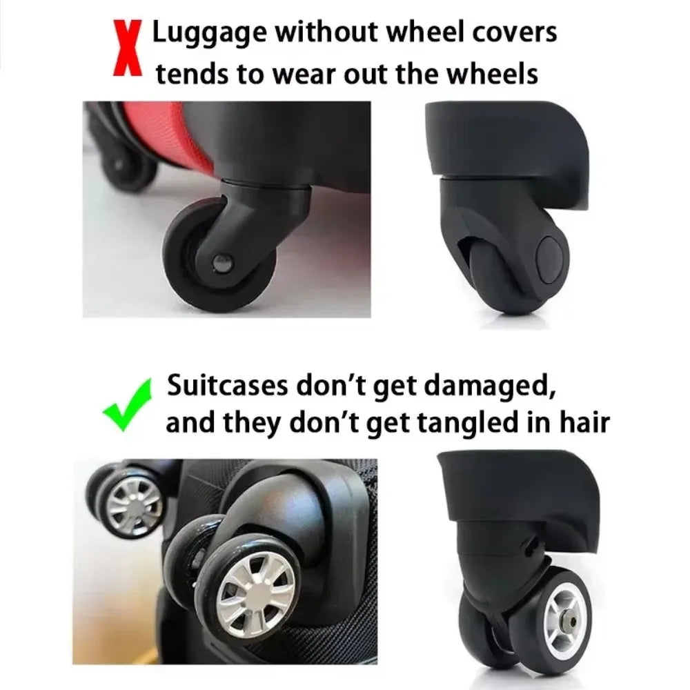 Silicone Luggage Wheel Protectors