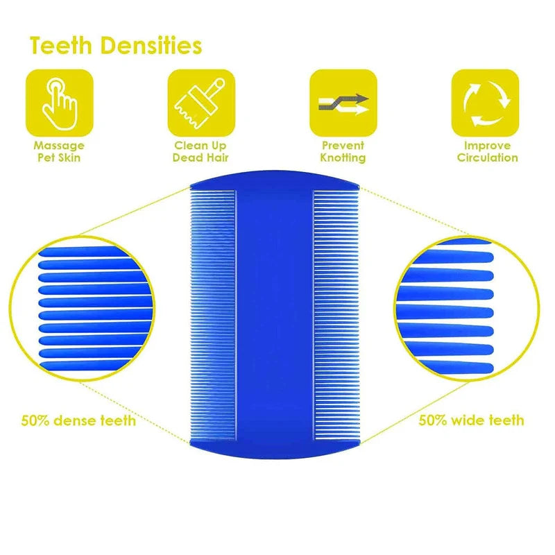 Pet Grooming & Flea Comb Set