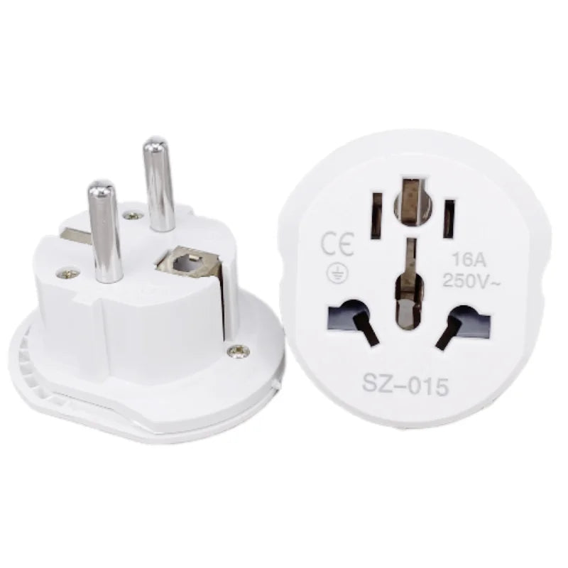 16A Universal EU Travel Plug Adapter