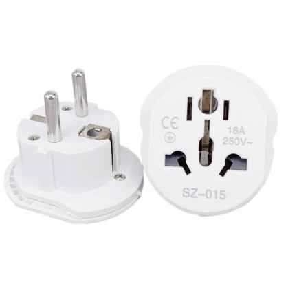 16A Universal EU Travel Plug Adapter