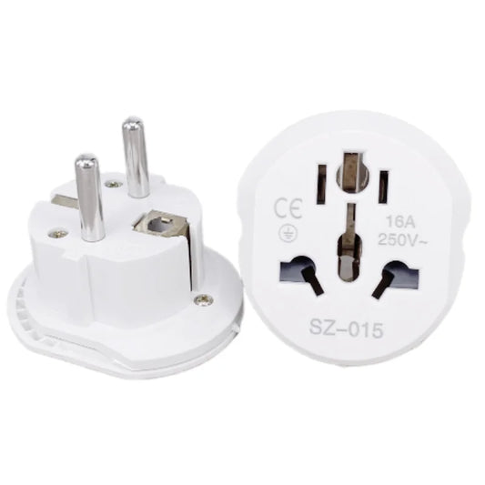 16A Universal EU Travel Plug Adapter