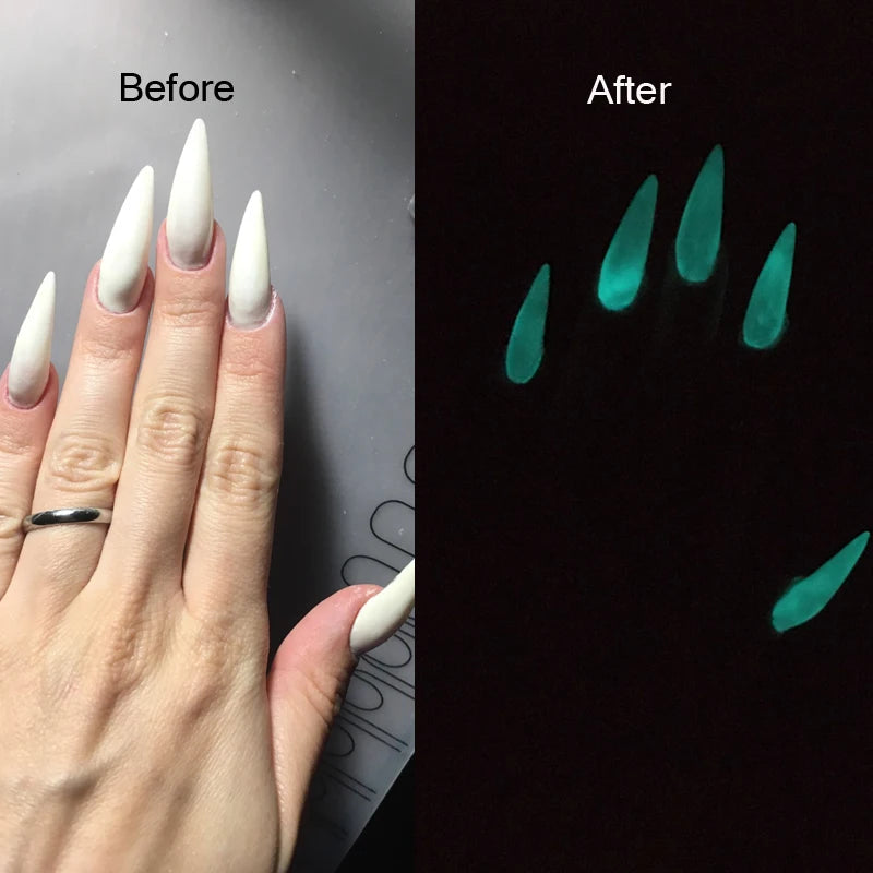 Glow In The Dark Nail Glitter Powder