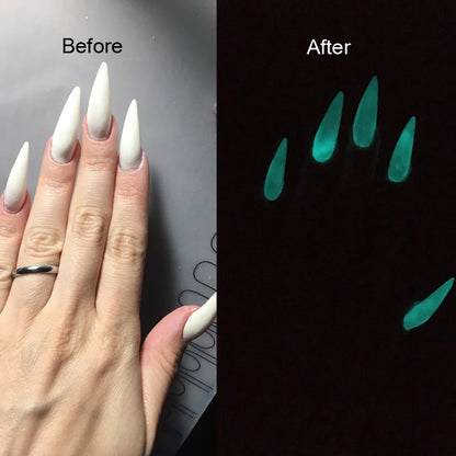 Glow In The Dark Nail Glitter Powder