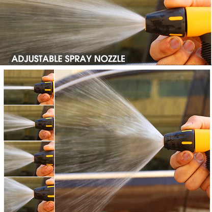 Retractable Garden Hose with Spray Gun