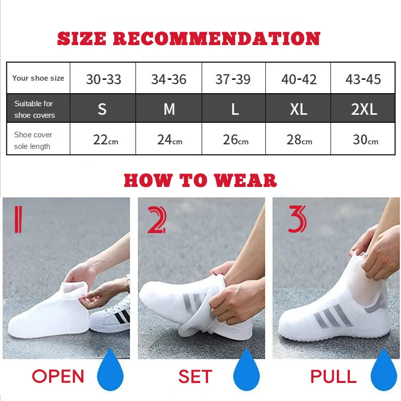 Waterproof Silicone Shoe Covers