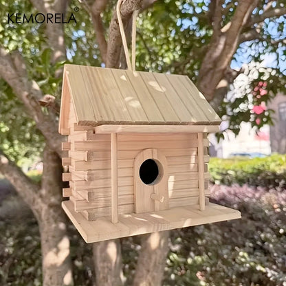 Natural Wooden Bird Nest Box