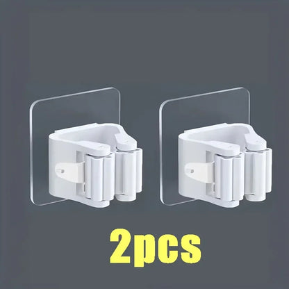 Wall Mounted Mop & Broom Holder Set