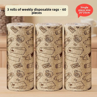 Disposable Kitchen Cleaning Towel Roll