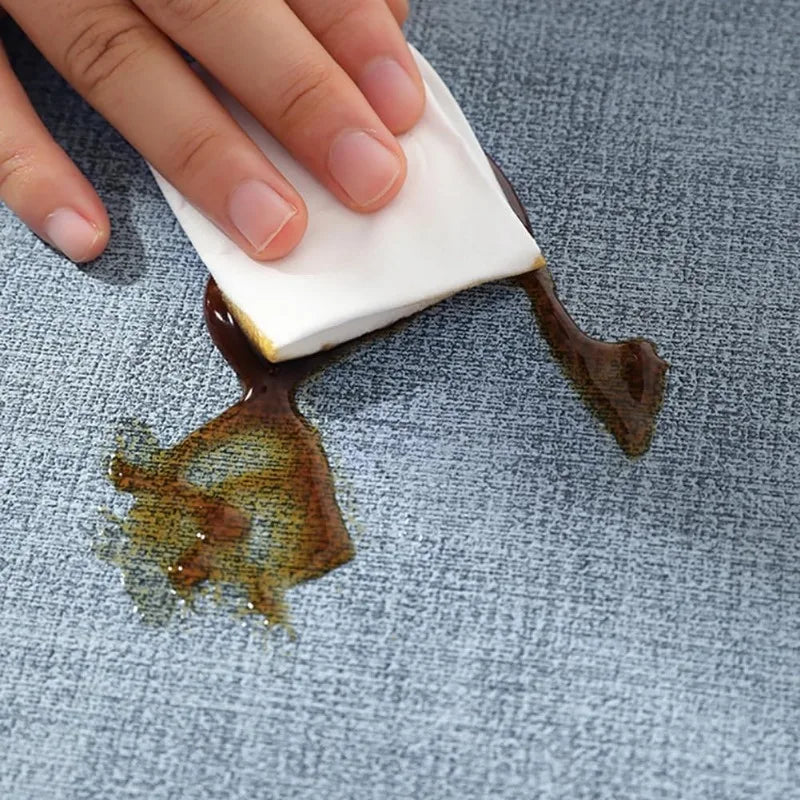 Faux Leather Table Placemats Set