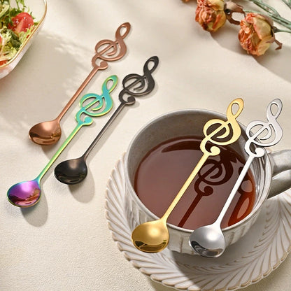 Musical Note Stainless Steel Spoon & Fork Set
