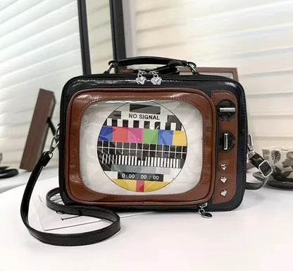 Permanently Retro TV Crossbody Handbag