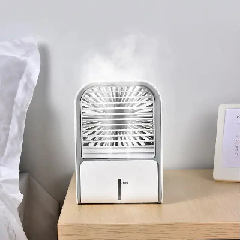 Portable USB Air Cooler Fan with Humidifier